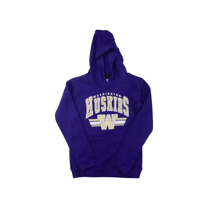 Chandail à capuchon en molleton pour jeune Washington Huskies NCAA 21 PUR