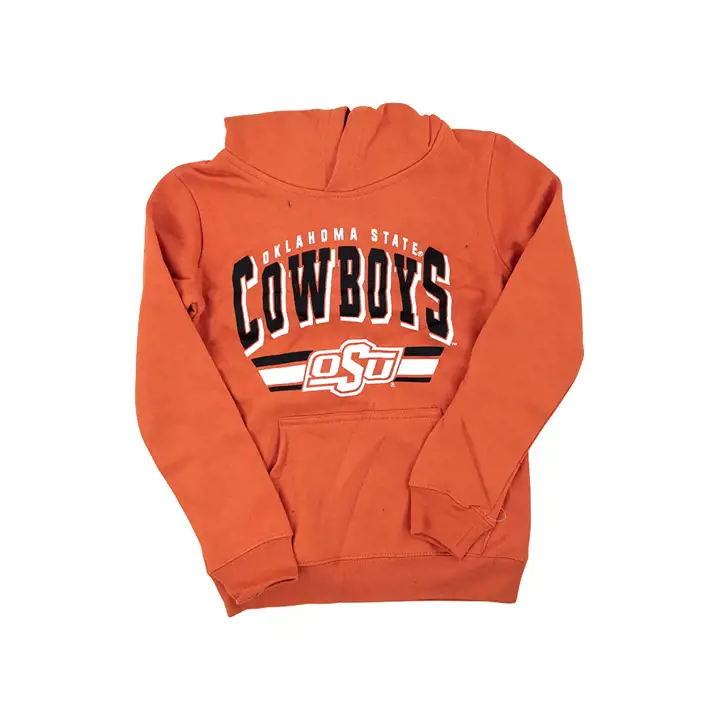 Sweat à capuche en molleton pour jeune NCAA Oklahoma State Cowboys BF 21 ORG