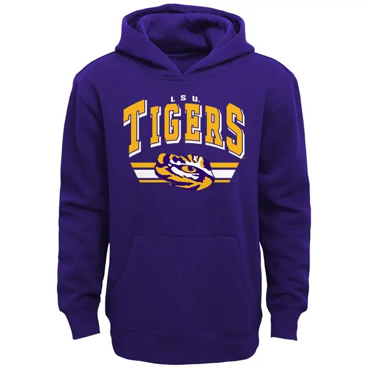 L.S.U. NCAA Sweat à capuche polaire BF pour enfant en bas âge 21 VIO