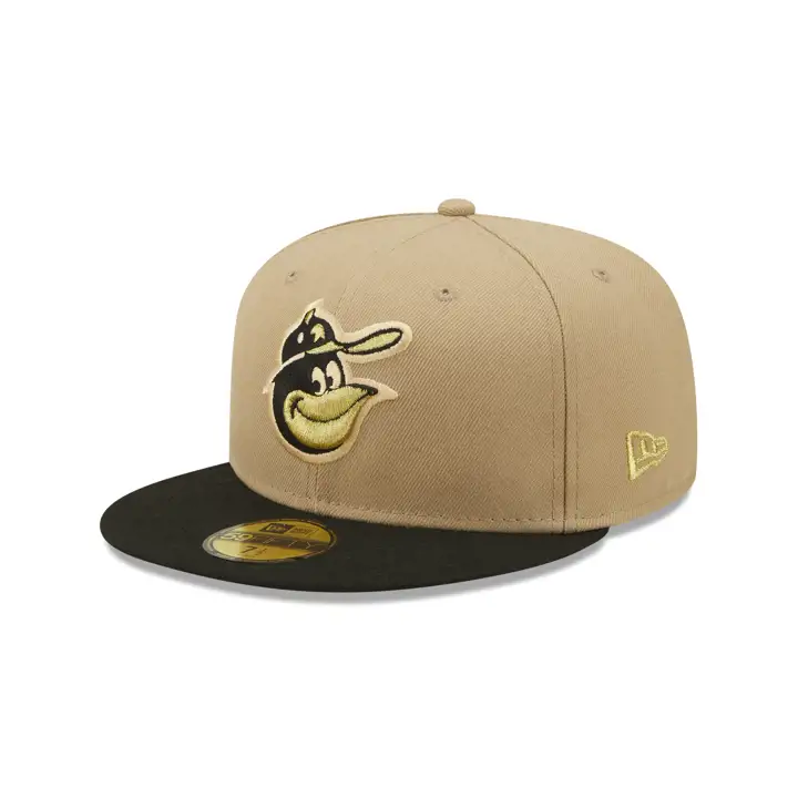 BALTIMORE ORIOLES MLB COLOR UV 59FIFTY RUSTBELT CAMEL/BLK ca