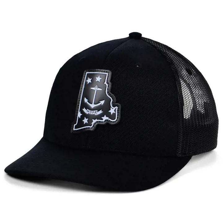 RHODE ISLAND BBW Cuir État Remplir Camionneur Incurvé NOIR/NOIR/W