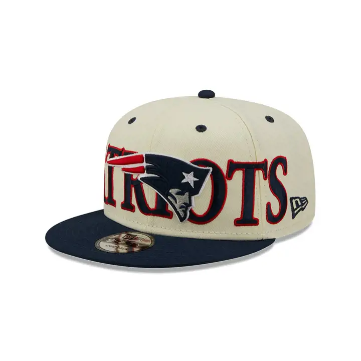 New England Patriots NFL 2T Chrome Classic 9FIFTY IVO/NAVY
