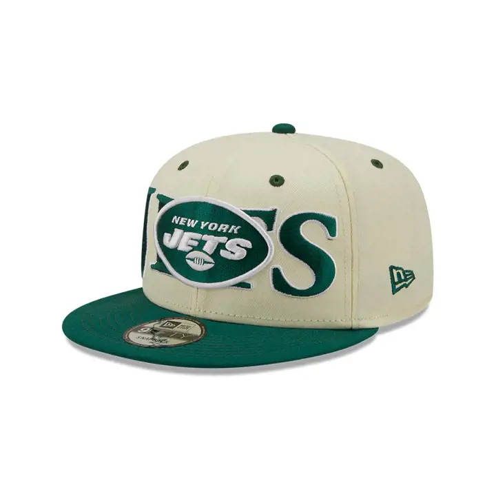 Casquette New York Jets NFL 2T Chrome Classic 9FIFTY IVO/DKGRN