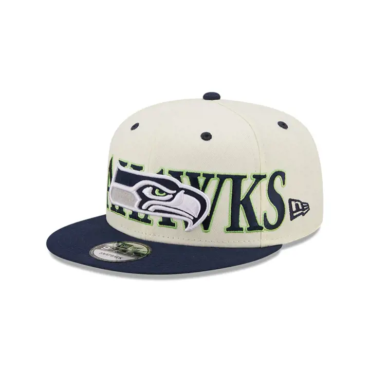 Seattle Seahawks NFL 2T Chrome Classic 9FIFTY IVO/MARINE