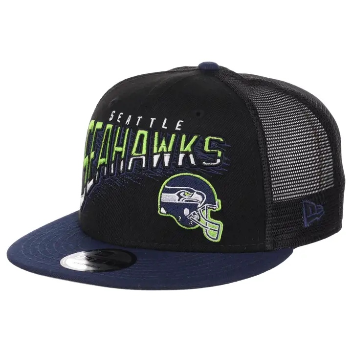 Casquette Seattle Seahawks NFL Trucker 9FIFTY Noire