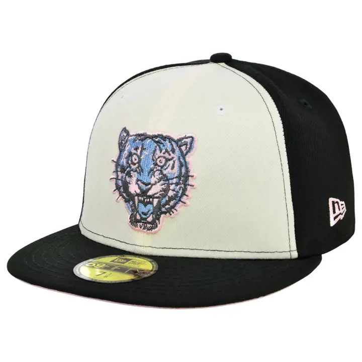 DETROIT TIGERS MLB COLOR UV 59FIFTY CHROME/NOIR/ROSE arg/noir