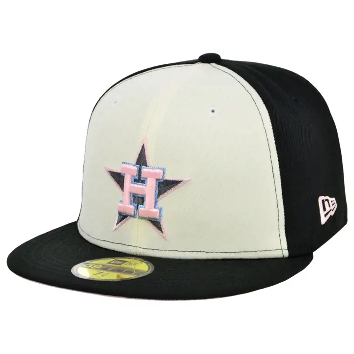 HOUSTON ASTROS MLB COLOR UV 59FIFTY CHROME/NOIR/ROSE arg/noir