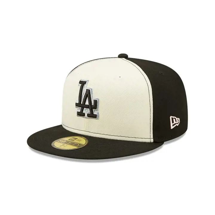 CASQUETTE 59FIFTY MLB LOS ANGELES DODGERS COULEUR UV CHROME/NOIR/ROSE