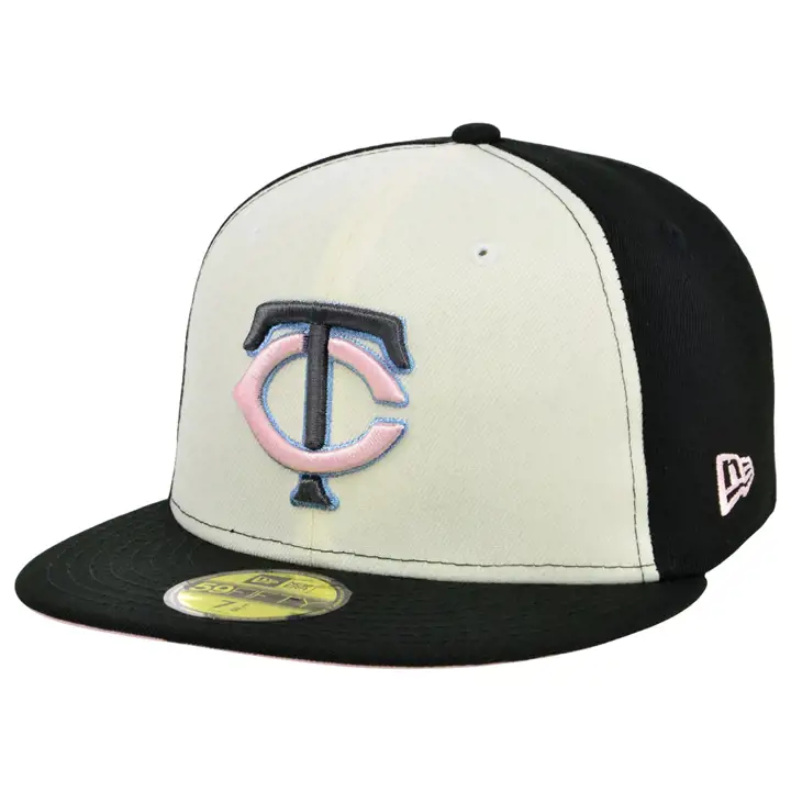 MINNESOTA TWINS MLB COLOR UV 59FIFTY CHROME/NOIR/ROSE ARGENT/N