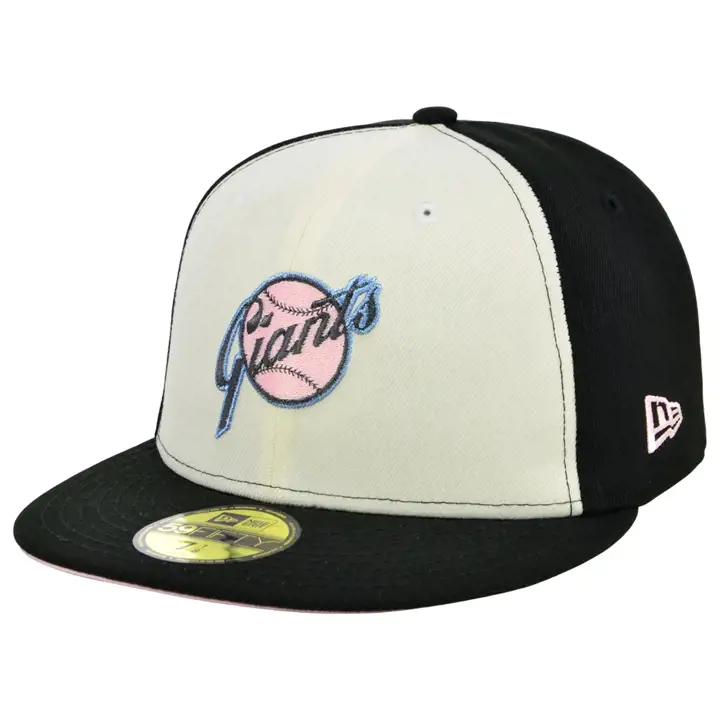 CASQUETTE AJUSTÉE 59FIFTY CHROME/NOIR/ROSE MLB DES SAN FRANCISCO GIANTS