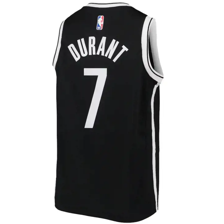 Maillot Replica Icon Kevin Durant NBA Brooklyn Nets pour Bébé - Noir