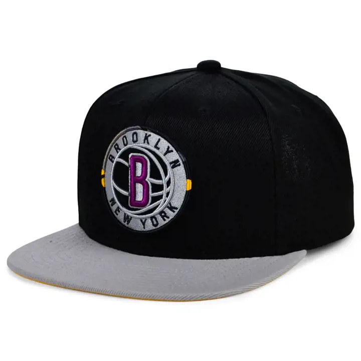 Casquette BROOKLYN NETS NBA B6 SNAPBACK noire