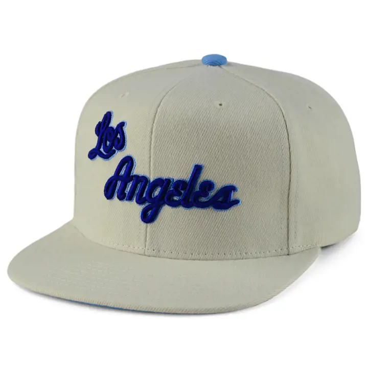 LOS ANGELES LAKERS HWC OFF WHITE SNAPBACK TAN/skbl