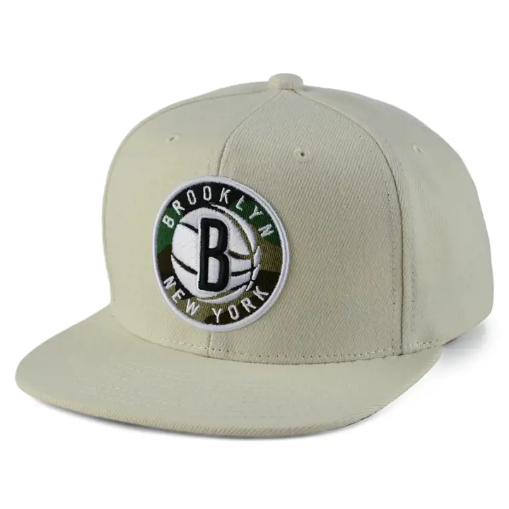 CASQUETTE BROOKLYN NETS NBA OFF WHITE BEIGE/NOIR