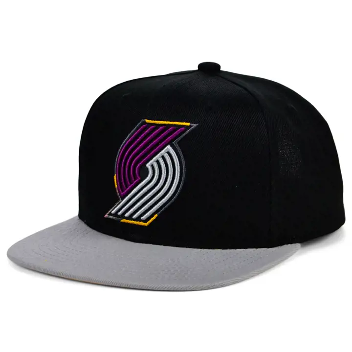CASQUETTE SNAPBACK NBA B6 PORTLAND TRAIL BLAZERS noir