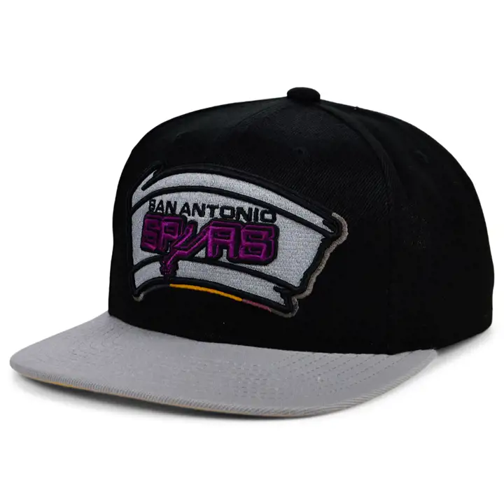 CASQUETTE SNAPBACK HWC B6 DES SAN ANTONIO SPURS noire