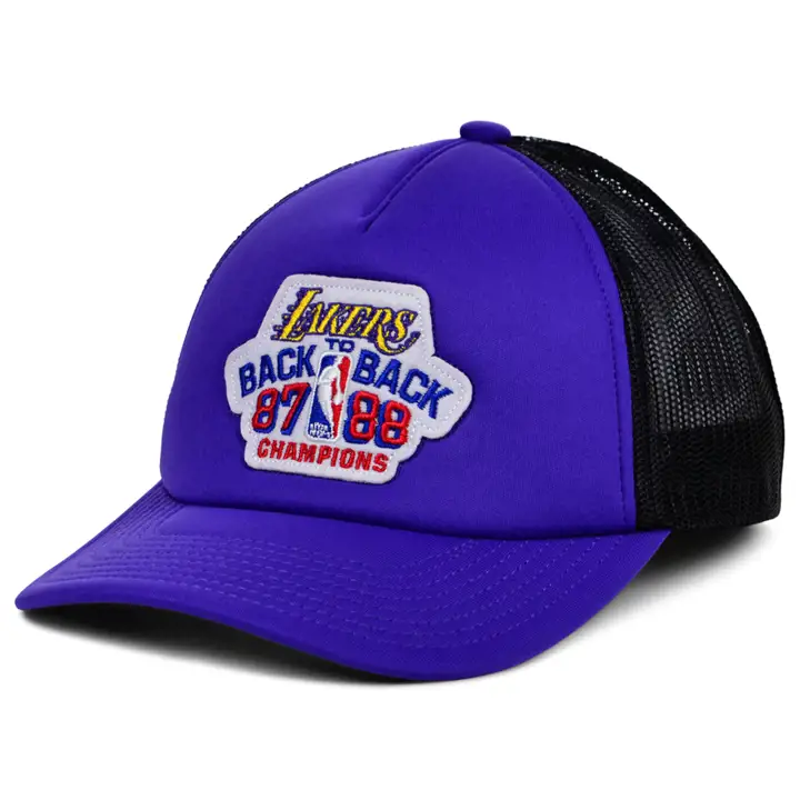 LOS ANGELES LAKERS CASQUETTE TRUCKER CHAMPIONSHIP HWC pur