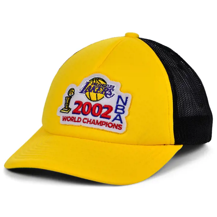 Casquette trucker de championnat NBA des Los Angeles Lakers