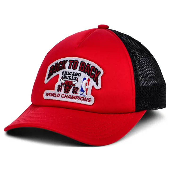 CASQUETTE TRUCKER ROUGE CHAMPIONSHIP NBA CHICAGO BULLS