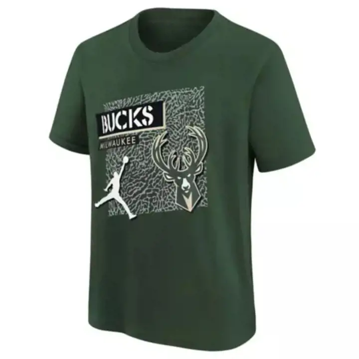T-shirt NBA Milwaukee Bucks Statement 21 noir