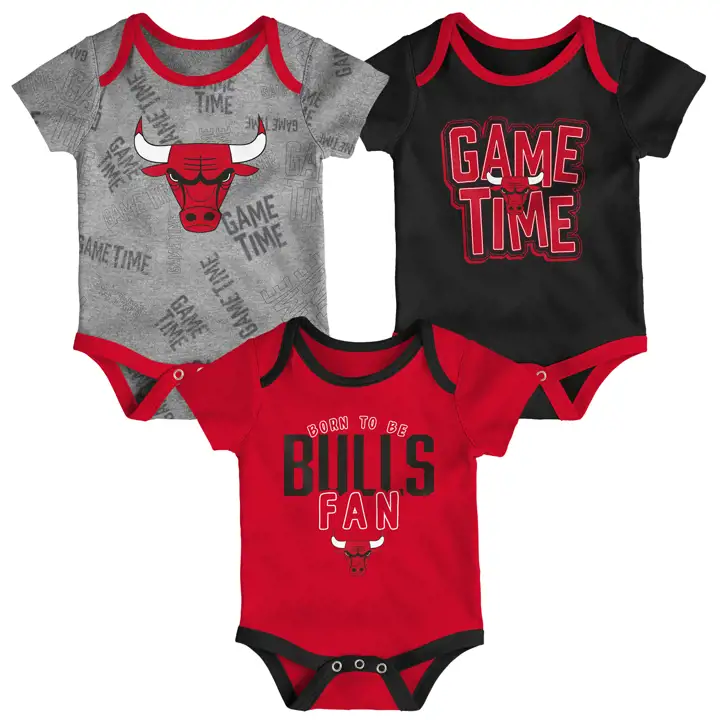 Ensemble 3 pièces Chicago Bulls NBA GameTime Creeper 21 blk