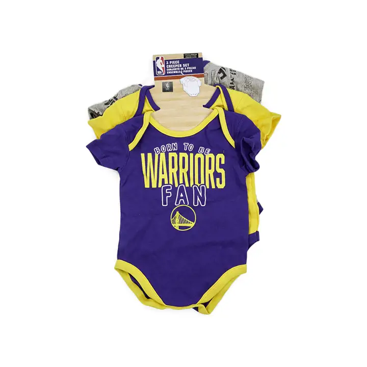 Ensemble 3 pièces barboteuses NBA GameTime Golden State Warriors 21 noir