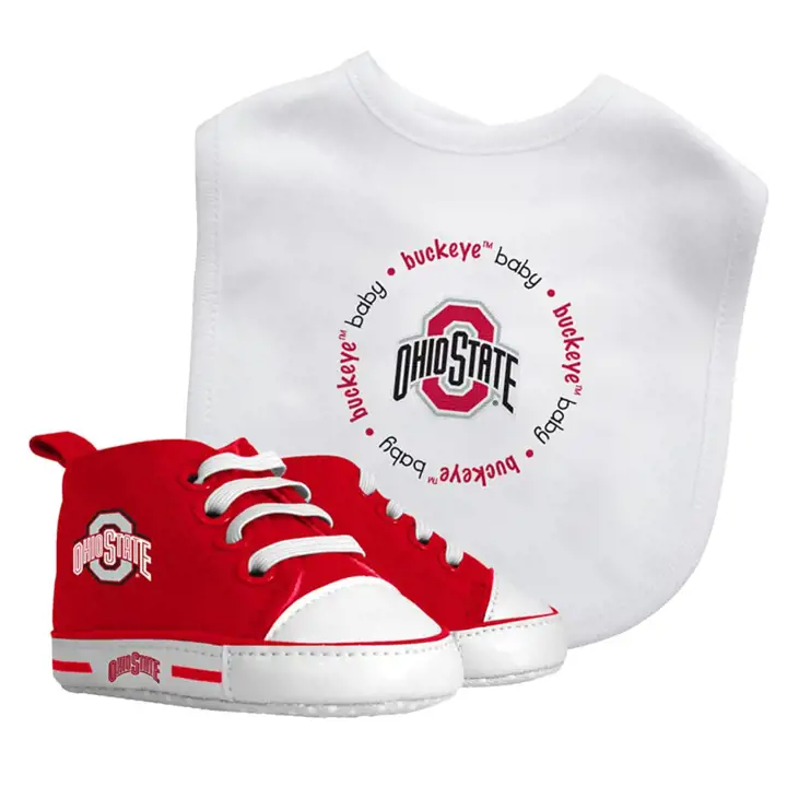 Ohio State Buckeyes - Coffret cadeau 2 pièces rouge/blanc