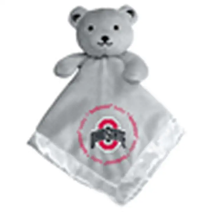 Ohio State Buckeyes Ourson de sécurité gris rouge/blanc