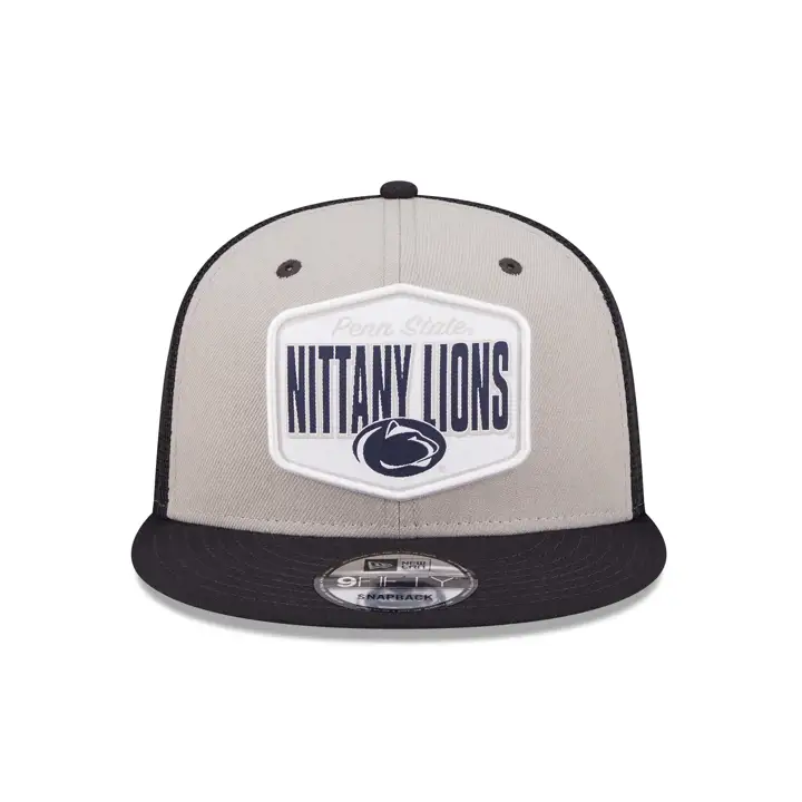 Casquette snapback filet Penn State Nittany Lions NCAA Patch Gry marine/gry