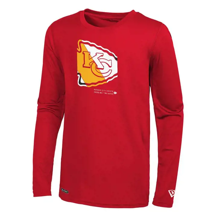 T-shirt sections combine NFL Kansas City Chiefs 21 rouge