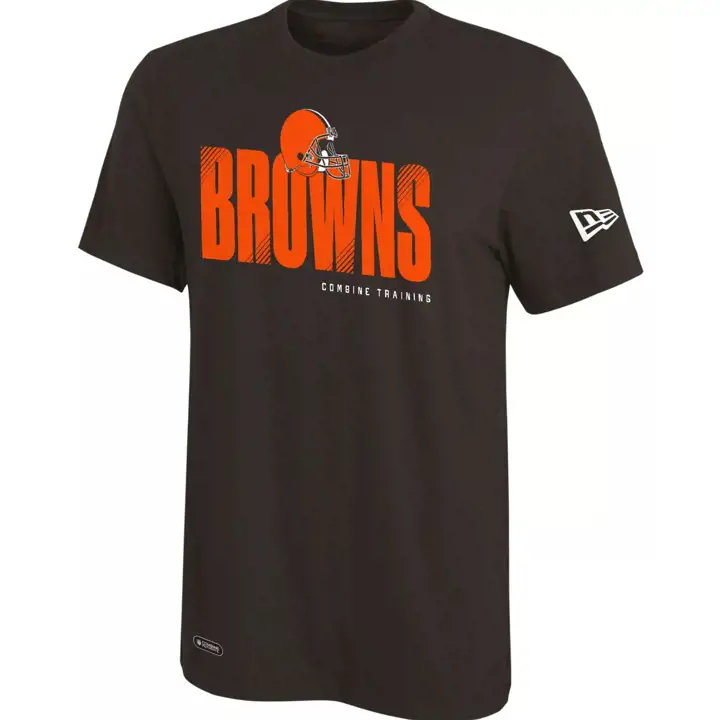 T-shirt Cleveland Browns NFL Combine Hash It Out 21 marron