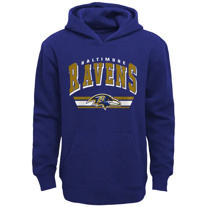 Baltimore Ravens NFL Youth BF Fleece Hoodie 21 ans