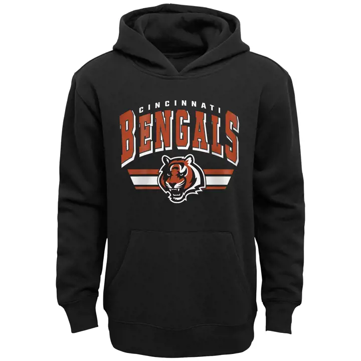 Sweat à capuche polaire Cincinnati Bengals NFL Youth BF 21 noir