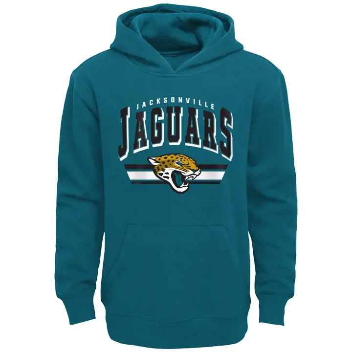 Sweat à capuche en polaire pour jeune enfant NFL Jacksonville Jaguars 21 Teal