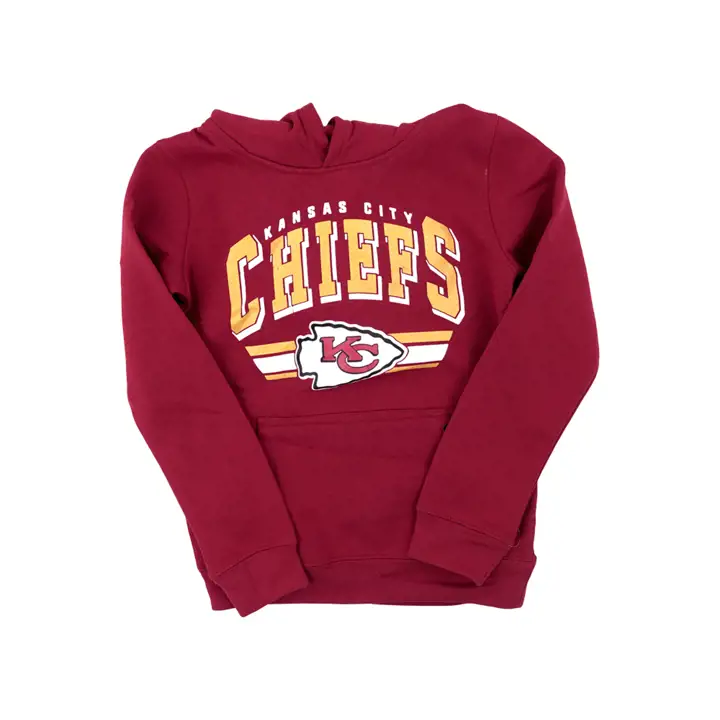 Sweat à capuche polaire NFL Kansas City Chiefs pour jeune enfant 21 Rouge