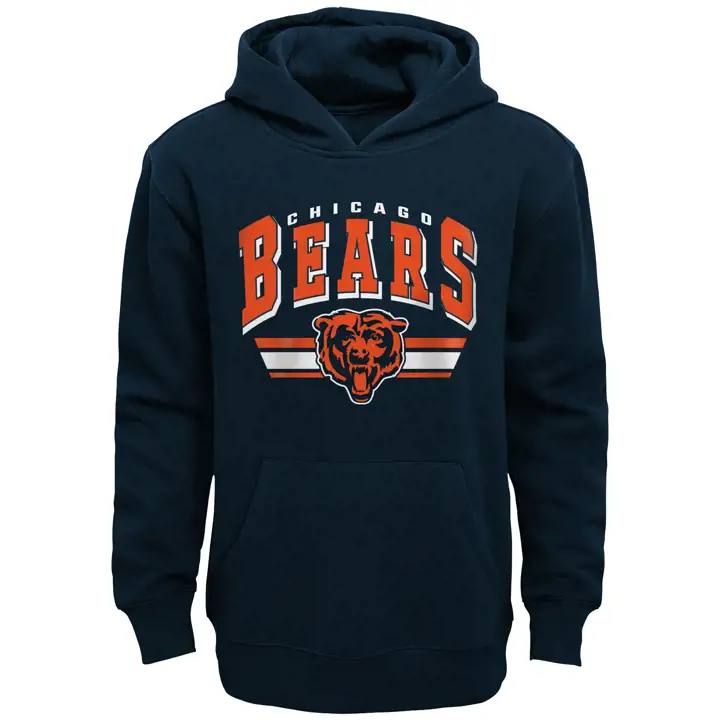 Hoodie en polaire BF NFL Chicago Bears pour enfants 21 Marine