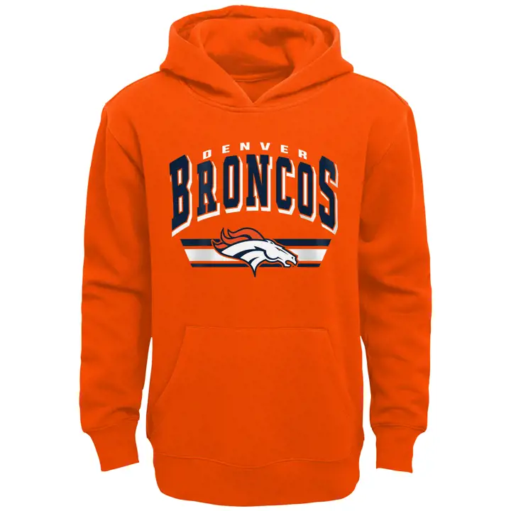 Sweat à capuche polaire NFL Denver Broncos pour enfant 21 Marine