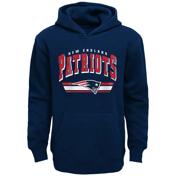 New England Patriots NFL Kids BF Sweat à Capuche Polaire 21 Marine