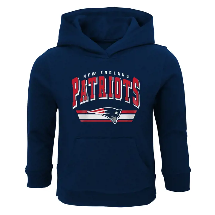 New England Patriots NFL Sweat à capuche polaire BF pour tout-petit 21 Marine