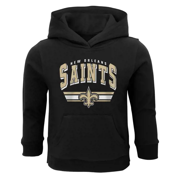 New Orleans Saints NFL Sweat à capuche en polaire pour bébé 21 noir