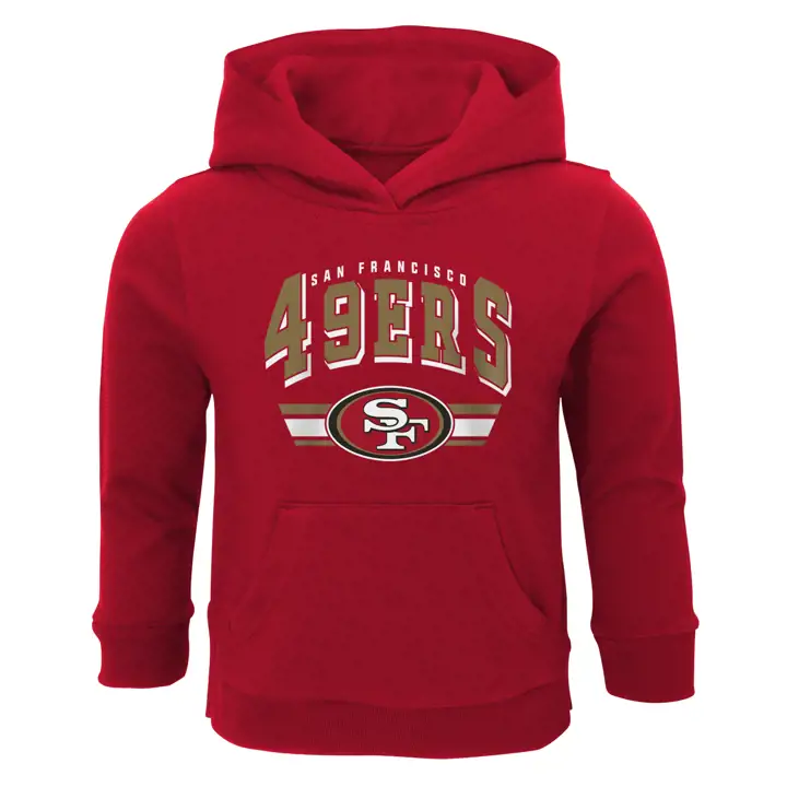 Sweat à capuche en molleton NFL Toddler BF San Francisco 49ers 21 Rouge