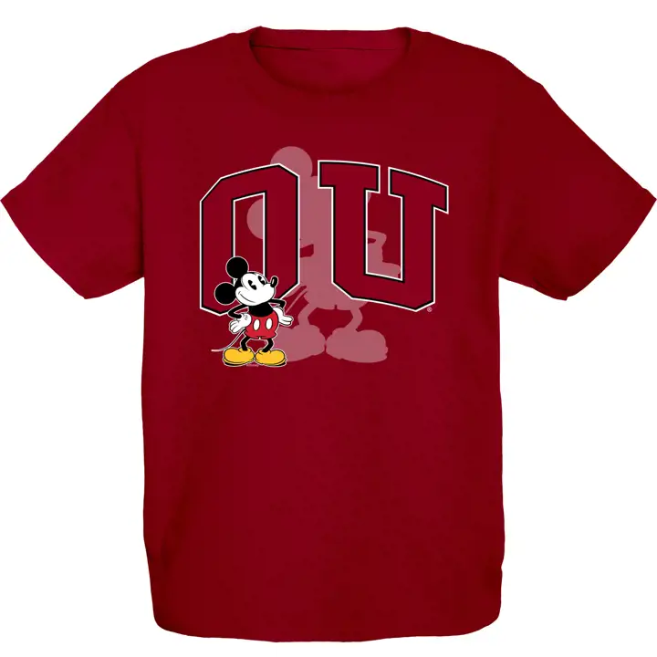 T-shirt Mickey NCAA Oklahoma Sooners pour jeune CRIM