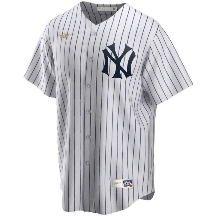 Maillot Nike Coop Replica MLB Yankees Yogi Berra BLANC/N