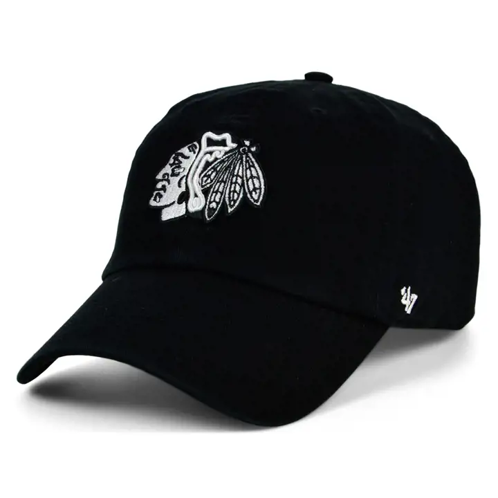 Chicago Blackhawks LNH Casquette "Clean Up" noire