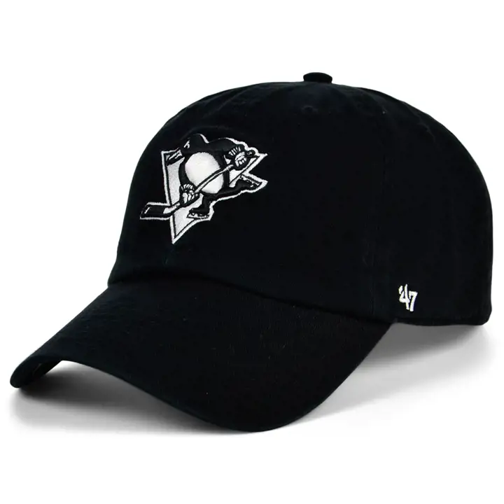 Casquette Pittsburgh Penguins de la LNH, noir, modèle Clean Up