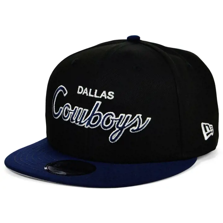 Casquette Dallas Cowboys NFL Throwback Script 9FIFTY noir/marine
