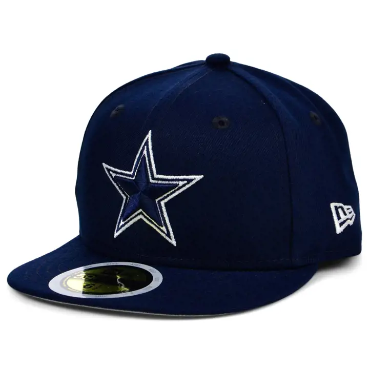 Dallas Cowboys NFL Enfants Casquette basique 59FIFTY bleu marine
