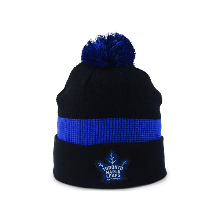Bonnet tricoté Toronto Maple Leafs LNH Logo alternatif Noir