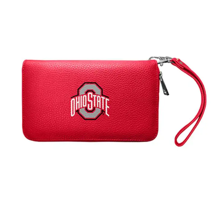 Ohio State Buckeyes Portefeuille organisateur zippé Galet