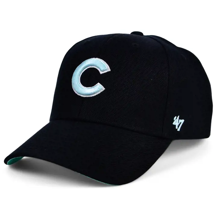 Casquette 47 MVP MLB ASG Chicago Cubs Écusson latéral Noir/Bleu clair
